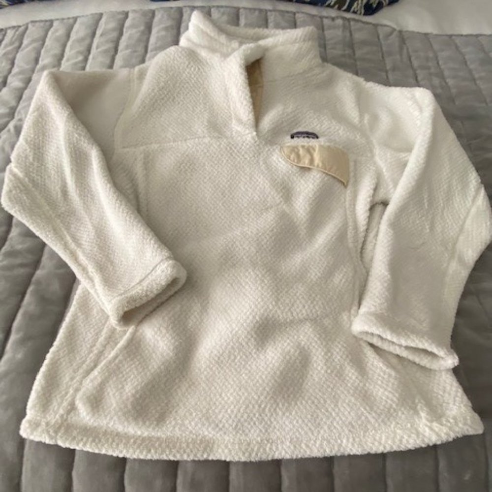 Patagonia Girls Re-Tool Snap Pullover Size 10
